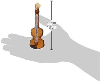 Old World Christmas Ornaments: Violin Glass Blown Ornaments for Christmas Tree (38008) , 4.5 x 1