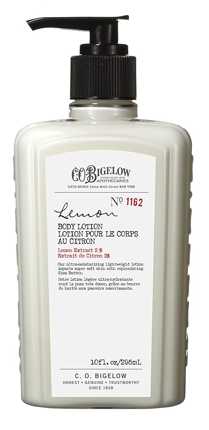 C.O. Bigelow Apothecary Duo Handcare Gift Set, Lemon Hand Soap & Body Lotion, Liquid Hand Wash & Moisturizing Body Lotion, Set of 2, 10 Fl Oz