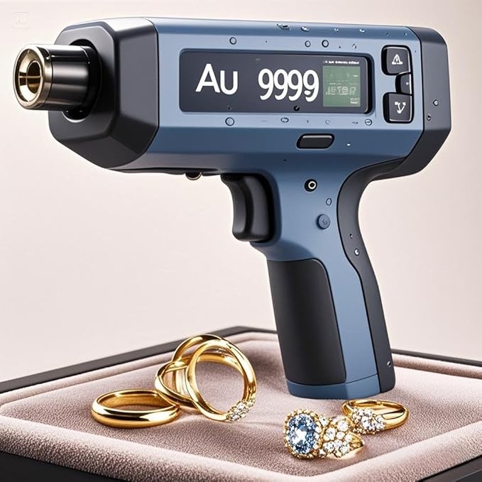 Professional Portable XRF Spectrometer Analyzer - Handheld Metal Alloy Analyzer for Mining, Metallurgy, Recycling | 35+ Element Detection | IP54 Waterproof | with Calibration Certificate