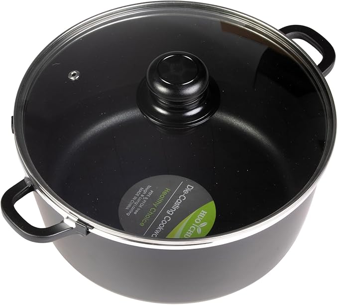 Pots and Pans Set Nonstick Cookware Set 5 Piece, Kitchen Cooking Sets with Tempered Glass Lid and Comfortable Handle, Classic Kitchen Cookware Set, Black and Green