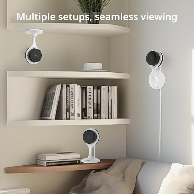 BoyKeep 2K Indoor Camera with 64GB SD Card, 5G/2.4GHz Cameras for Home Security, Pet Camera Indoor with Phone app, 2-Way Audio, Night Vision, Motion Detection, Cloud & SD Card Storage