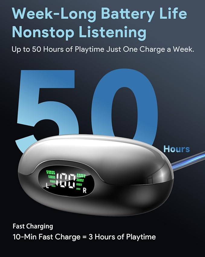 Ai Translation Earbuds Real-Time โ Ear Buds Translators Any Language, Audifonos Traductores Inglรฉs Espaรฑol, Instant Translating Earbud Devices for Live Global Conversations, Crystal Black