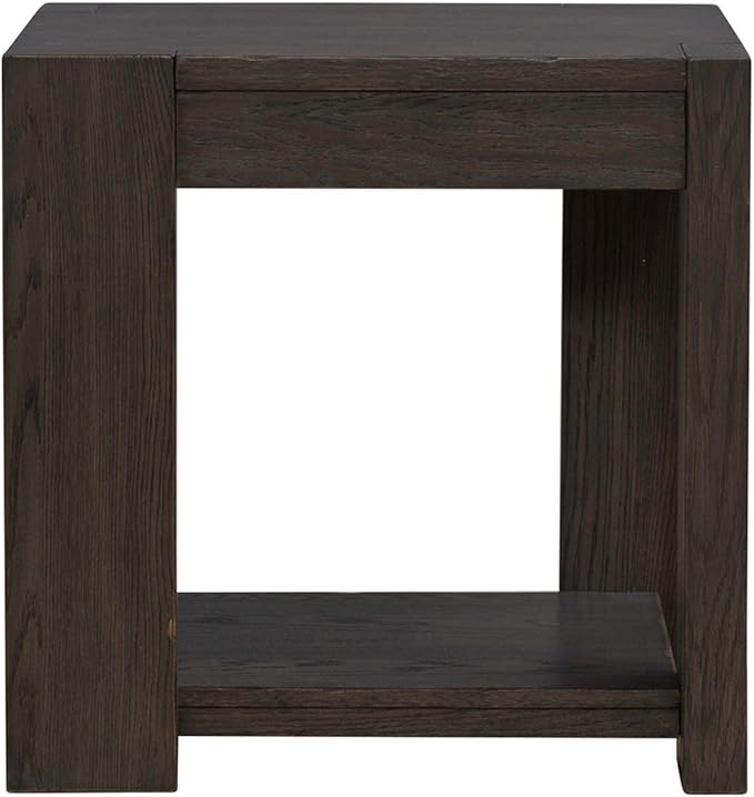 Liberty Furniture Lennox Hill Living Room 3 Piece Set - Lift Top Cocktail Table, 2 End Tables - Bark