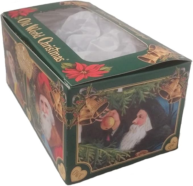 Old World Christmas Santa in Kayak Blown Glass 2020 Unique Christmas Ornaments for Christmas Tree Decoration