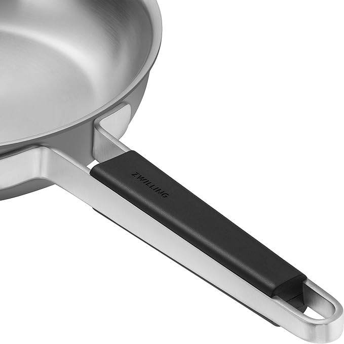 ZWILLING Pure 11-inch Stainless Steel Fry Pan, Grey