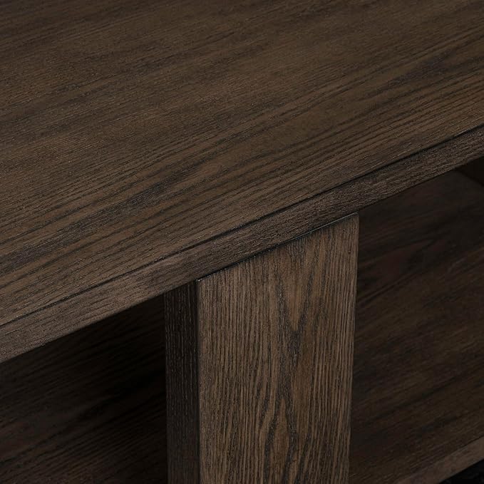 Liberty Furniture Harrison Cocktail Table for Living Room - Espresso Brown Oak