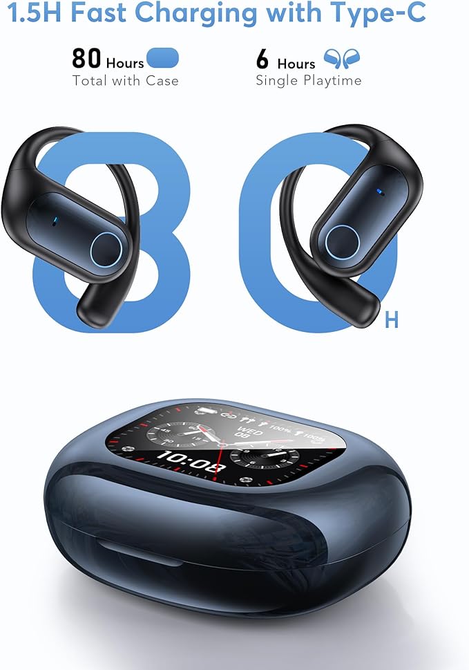 AI Translation with LCD Touch Screen, Real-Time Translator for 144 Languages & Accents, Perfect for Travel, Business & Learning, Sapphire Blue