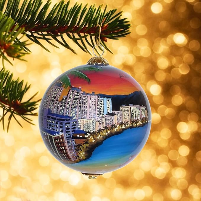 Collectible Waikiki Hawaii Christmas Ornament