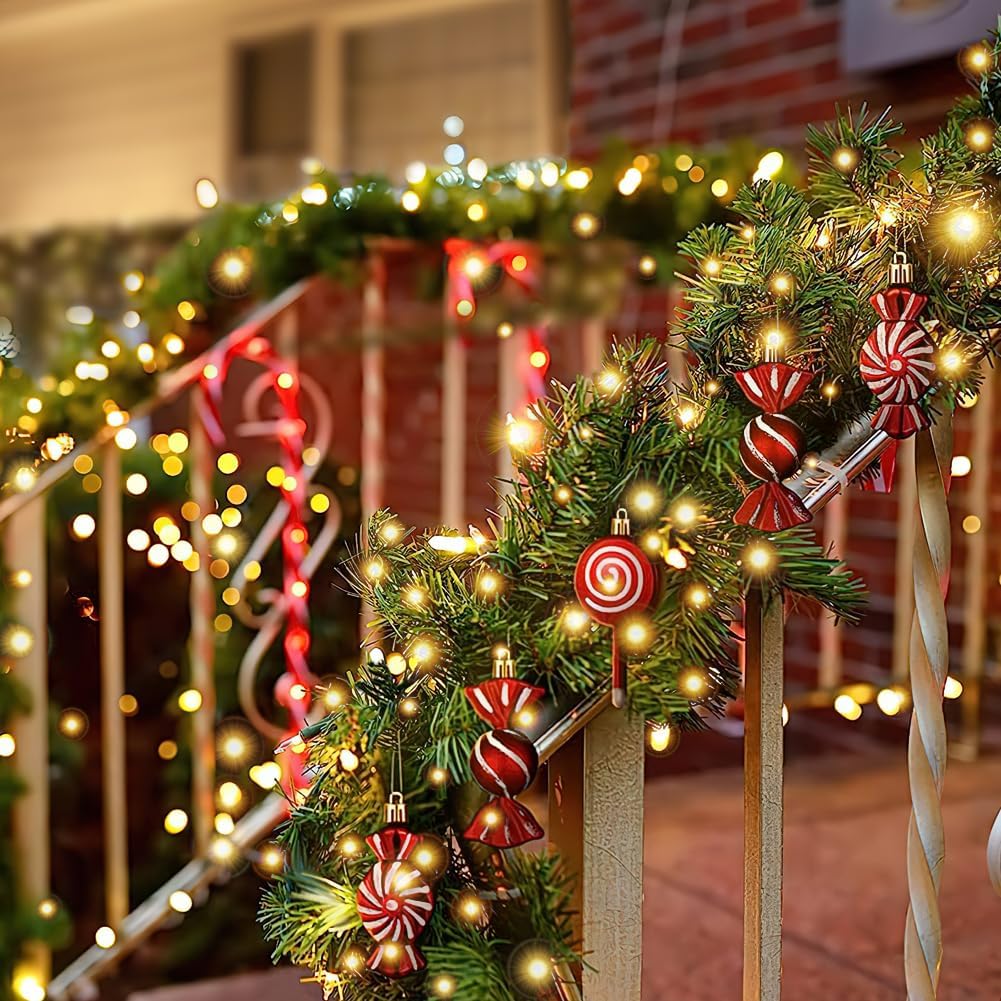 500 LED String Lights Indoor Outdoor Green Wire, Fairy Lights Warm White Christmas Lights for Classroom, 170 FT One Long Strand Fairy Classroom Light Plug in for Home Wedding Tree Yard Patio Decor
