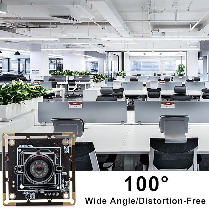 SVPRO 5MP USB Camera Module,1944P 30FPS, 1/2.8” CMOS IMX335 Sensor Low Light Lightburm Camera for Laser Engraver, UVC Plug and Play Webcam Board for PC/Mac Raspberry Pi
