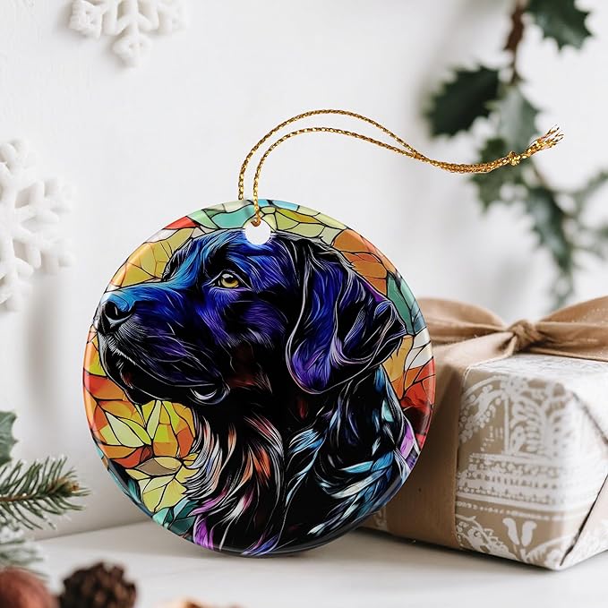 Black Labrador Retriever Ornaments, Dog Christmas Ornaments: Christmas Tree Decorations, Holiday Decor, Stocking Stuffers, Gift Ideas, Xmas Gift, Dog Lover Gifts & Pet Lover Gifts