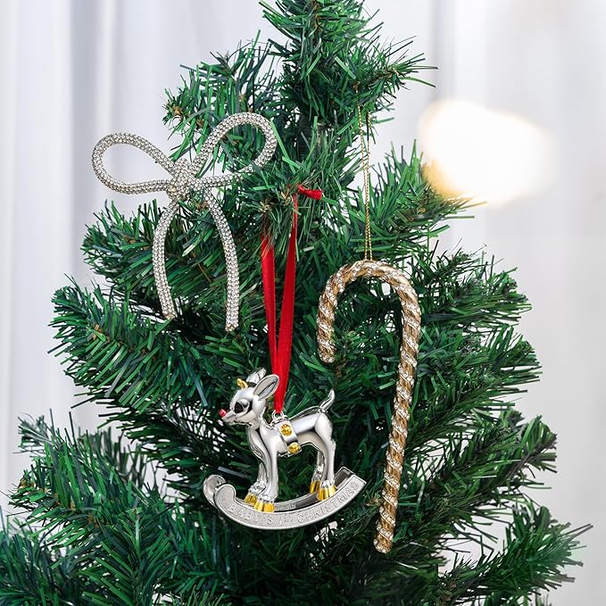 2025 Baby's First Christmas Ornament, Christmas Ornaments Hanging Ornaments for Xmas Tree Decorations Keepsake Gifts for Sisters Mom Grandma Women