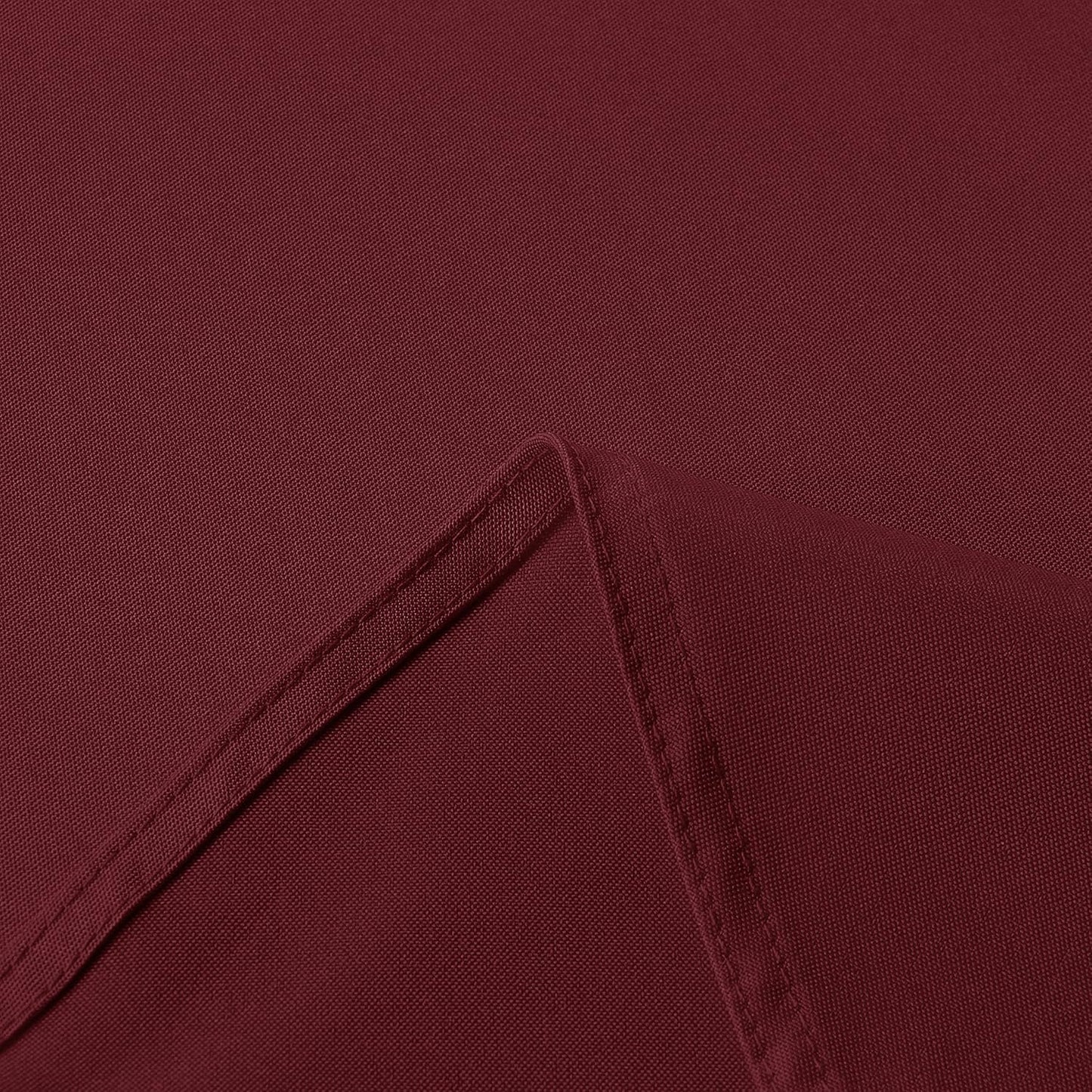 sancua Rectangle Tablecloth - 60 x 60 Inch - Stain and Wrinkle Resistant Washable Polyester Table Cloth, Decorative Fabric Table Cover for Dining Tables, Buffet Parties and Camping, Burgundy