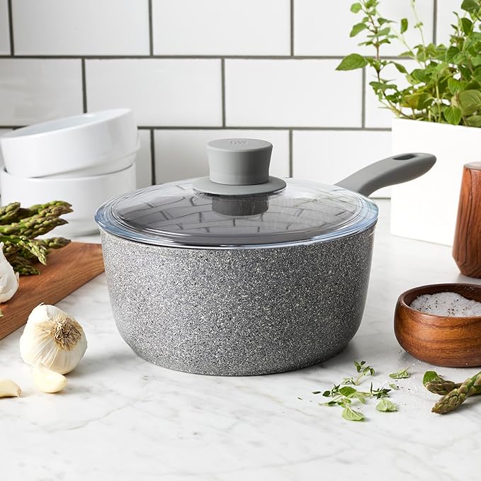 ZWILLING Parma Plus 2.9-qt Aluminum Nonstick Saucepan with Lid