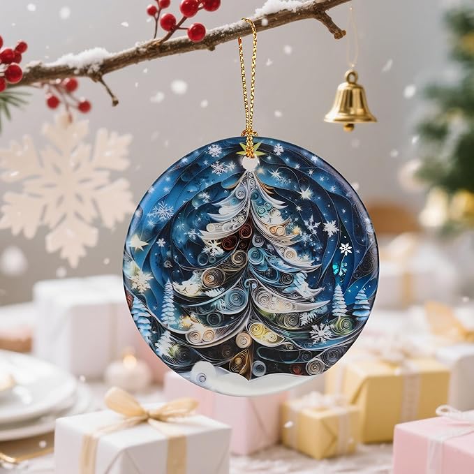 Christmas Tree Ornament, Christmas Tree Decor, & Perfect Holiday Decor | Gift Exchange, Gift Idea, Gifts for Family and Friends