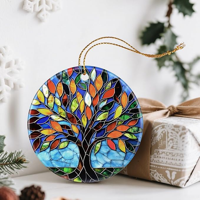 Tree of Life Ornaments, Christmas Ornaments: Christmas Tree Decorations, Holiday Decor, Stocking Stuffers, Gift Ideas, Xmas Gifts, Housewarming Gift & Gifts for Women, Mom