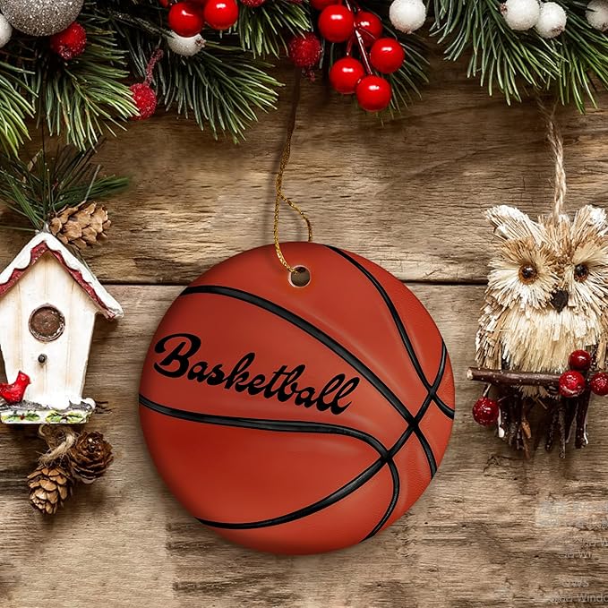 Sports Kids Basketball Player Gift - Christmas Ornament