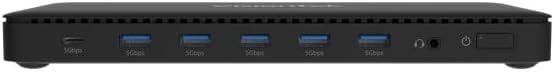 VisionTek VT4600DL Universal Dual 4K Docking Station 100W Charging (USB-A, USB-C)