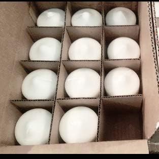 D'light Online 3 X 8 Inch Pillar Candles Set of 12 Bulk Event Pack Round Unscented Premium Wax Pillar Candles for Wedding, Spa, Party, Birthday, Holiday, Bath and Home Decor (3X8, White)