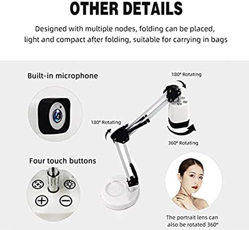 Document Camera for Teachers, 8mp with Auto-Focus and LED Supplemental Light, Excellent for Distance Education and Web Conferencing