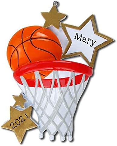 2024 Personalized Christmas Tree Ornament for Basketball Lovers Customized Christmas Ornament Keepsake Basketball Players-Free Customization