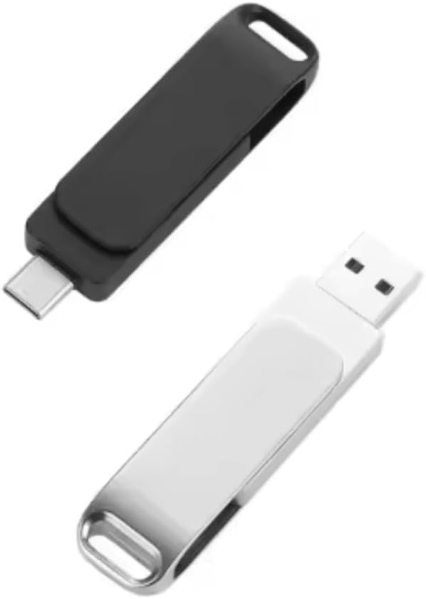 2TB Portable External SSD Flash Drive, Type-C USB 3.0/2.0 Compatible, High-Speed Memory Storage (2, TB)