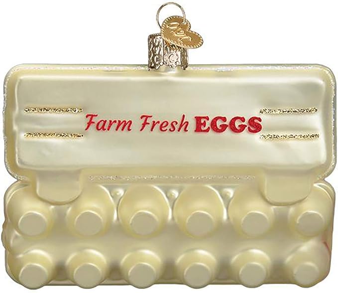 Old World Christmas Ornaments Egg Carton Glass Blown Ornaments for Christmas Tree