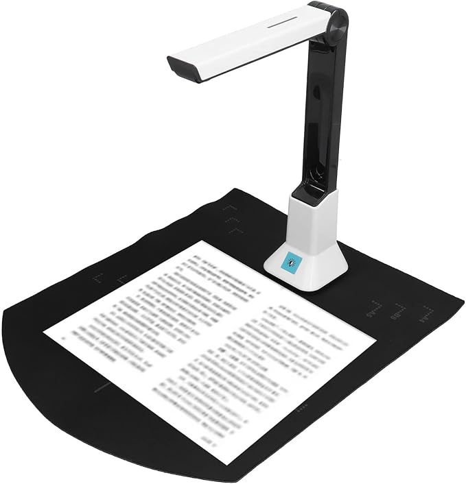 KC5M01 High Definition Scanner Portable 8MP Document Camera Overhead Scanners for Home Office Use