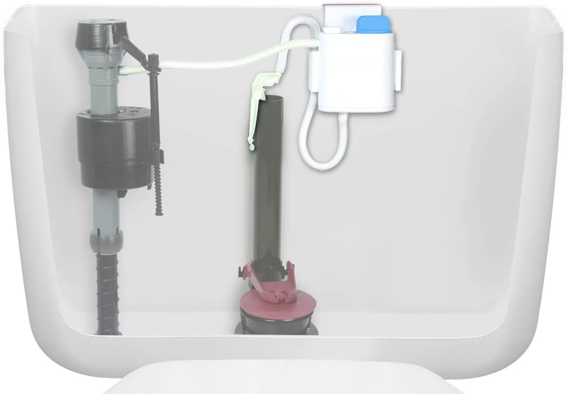 Fluidmaster 8102P8 Flush 'n Sparkle Automatic Toilet Bowl Cleaning System Refills, Blue 2-Pack, Upgraded Version