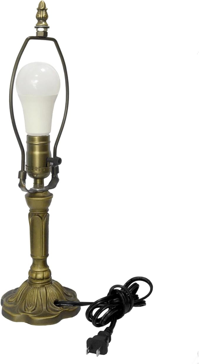 Tiffany Lamp Stained Glass 3 Way Table Lamp,Yellow Sunflower Bedside Table Lamp LED E26 Bulb, for Bedroom Living Room,Included 3 Way LED Bulb