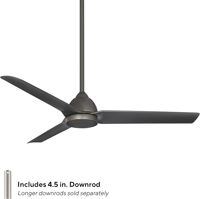 WAC Lighting F-001-OB Mocha 54" Outdoor Ceiling Fan & Remote, Oil Rubbed Bronze