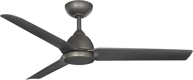 WAC Lighting F-001-OB Mocha 54" Outdoor Ceiling Fan & Remote, Oil Rubbed Bronze