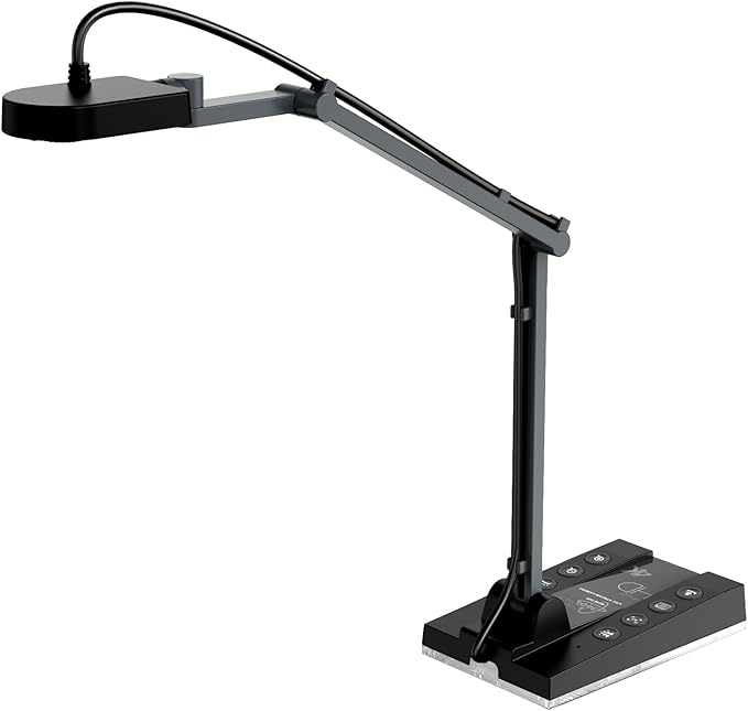 4K 15MP Webcam with Zoom, Autofocus, and Foldable Design for Windows Mac and Chromebooks, Document Camera for Online Classes, Video Conferencing, and Live Video Conferencing HSV229