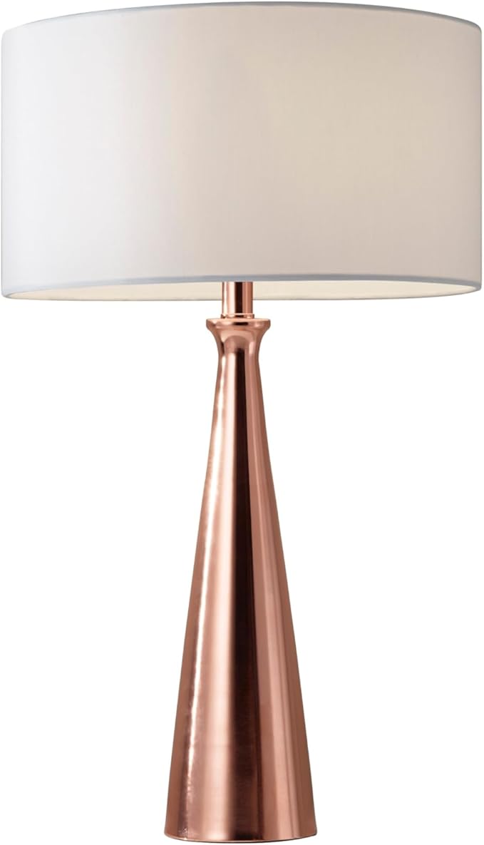 Adesso 1517-01 Linda 21.5" Table Lamp, Black, Smart Outlet Compatible