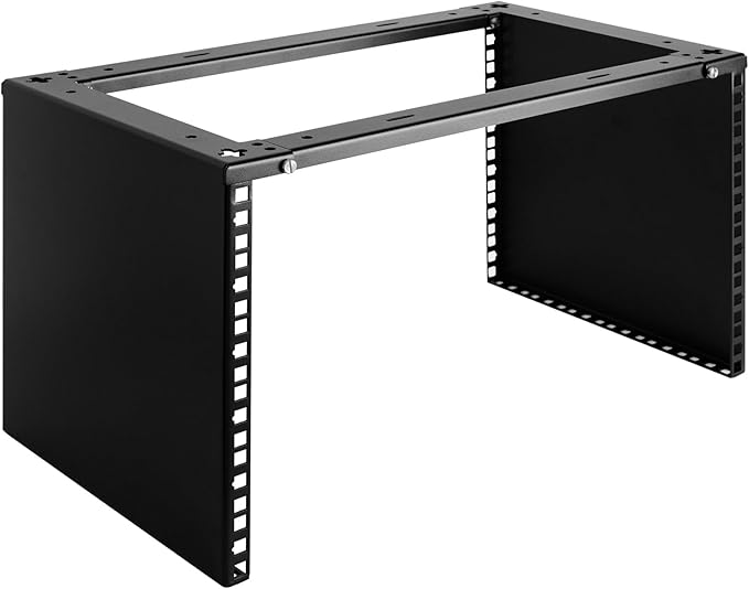 RackPath 6U Wall Mount Network Rack - Patch Panel Bracket for Server and Network Equipment – 11.25 inch Deep – Heavy Duty 150lbs Capacity