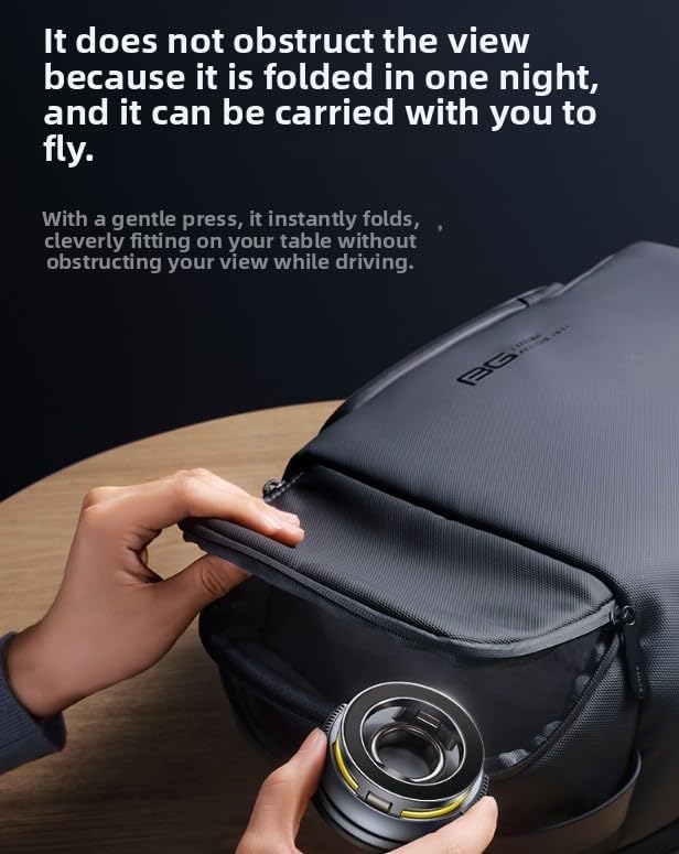 Car Mobile Phone Holder Suspension Central Control Screen Special Hidden Integrated 360 Degree Adjustment Direction Free Paste (MG-ZJ03-HSC)