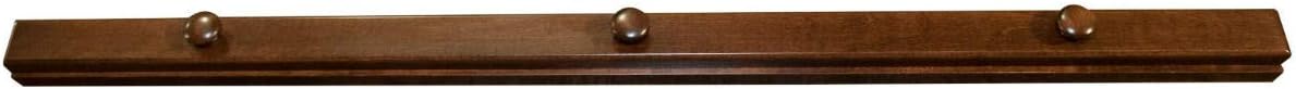 RRD Quilt Hanger for Wall for Display (30") Amish Made Wooden Quilt Rack Wall Mount - Rustic Tapestry Quilt Wall Hangers (Maple Wood, Coffee Stain, 30" Long)
