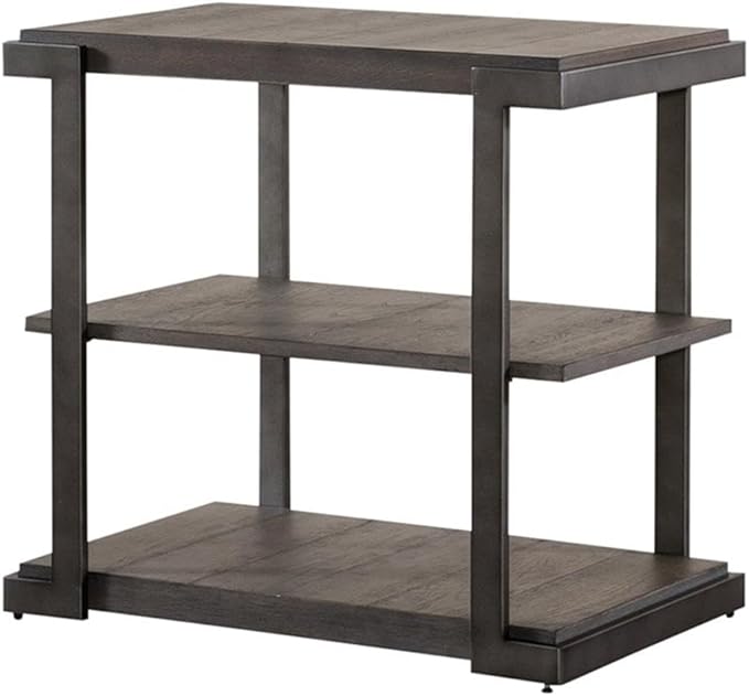Liberty Furniture Industries Modern View Tiered End Table, Gray