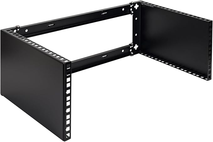 RackPath 4U Wall Mount Network Rack - Patch Panel Bracket for Server and Network Equipment – 11.25 inch Deep – Heavy Duty 150lbs Capacity