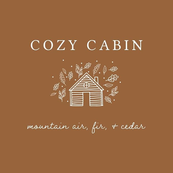 Antique Candle Co.® Cozy Cabin 16 Ounce Soy Wax Candle, 80 Hour Burn Time, Cotton Wick, Mason Jar Candle (Cozy Cabin)