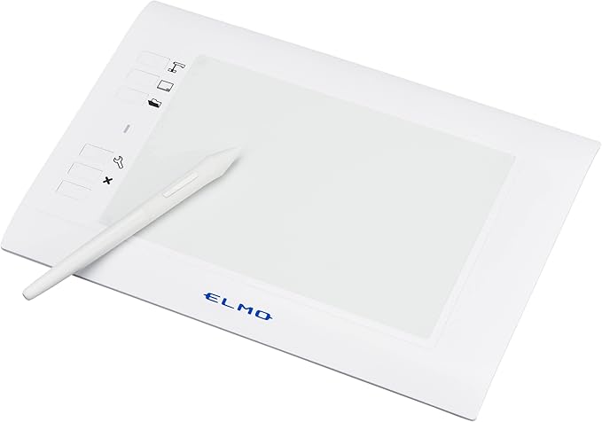 Elmo 1380 Model TT-12G Interactive Document Camera, 4K Ultra HD, 12MP 1/2.3" Image Sensor, 12x Optical Zoom, 16x Digital Zoom, Built-in SD Card Slot, Multiple Outputs with 1317 CRA-2 Wireless Tablet