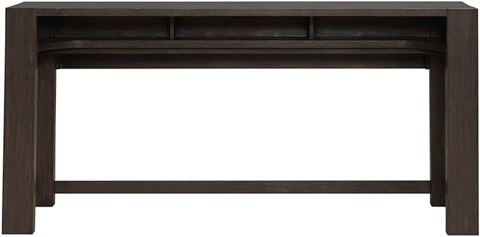 Liberty Furniture Lennox Hill Living Room Console Bar Table with Charging Station - Bark