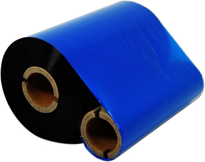 Resin Enhanced Wax 4.33" x984' (110mm X 300m) 1" Core 1" Vice Core Ultra Durable Thermal Transfer Wax Ribbon for Zebra Desktop Printer S4M Z4M 105SE 105S 105SL 105SLPlus 160S S500 S600.etc
