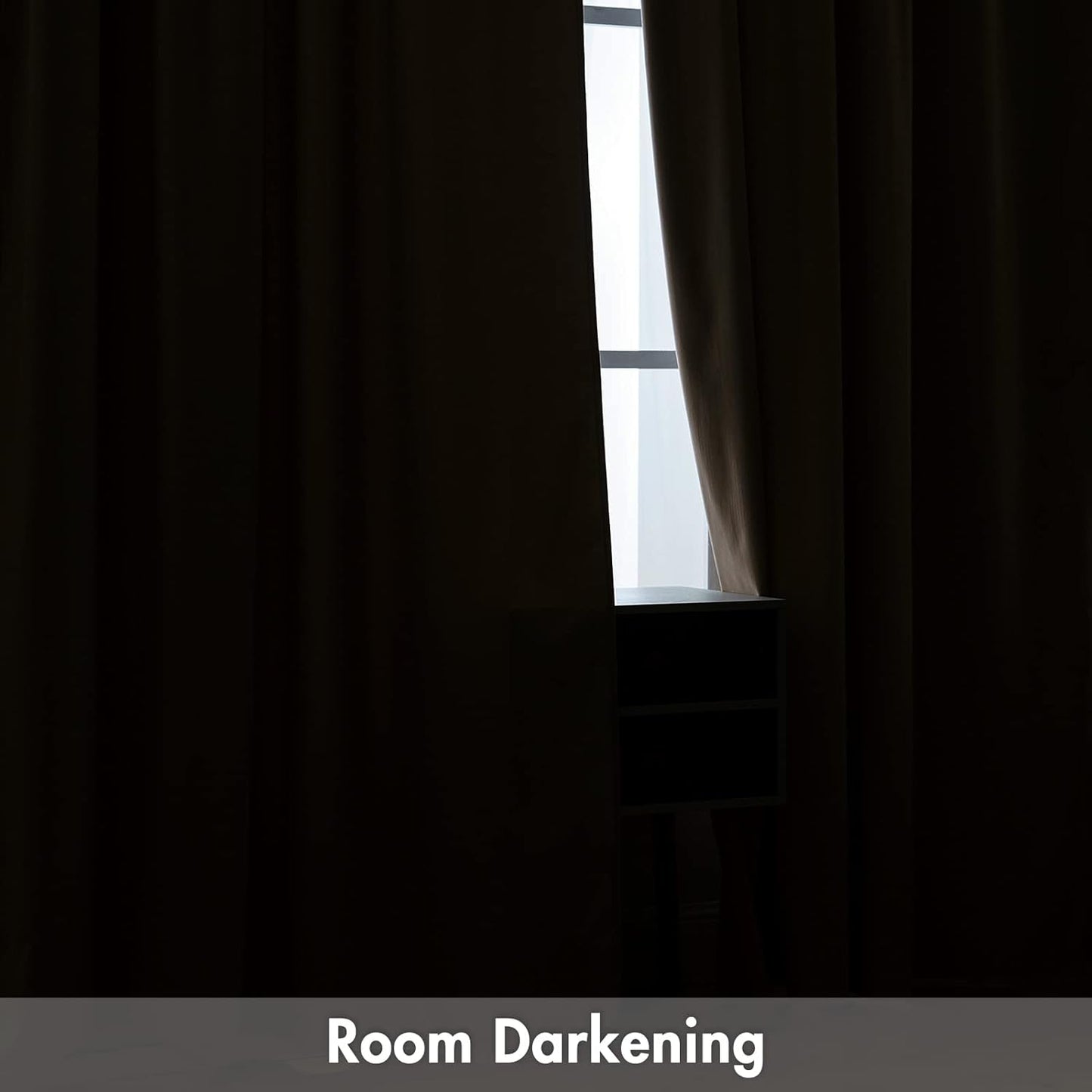 MIULEE Camel Beige Velvet Curtains Thermal Insulated Blackout Curtain Drapes for Bedroom Living Room Darkening 108 Inches Long Curtains Panels Rod Pocket Set of 2