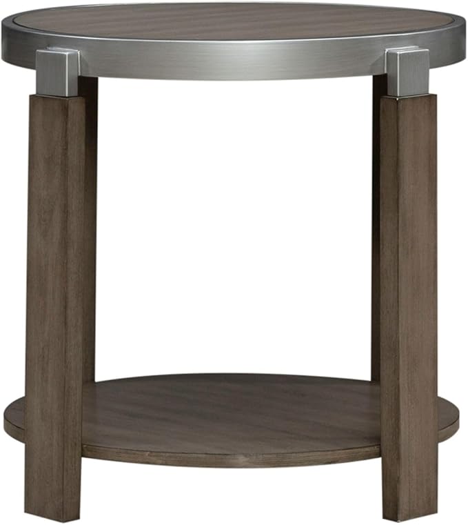 Liberty Furniture Sutton End Table for Living Room - Bleached Sand