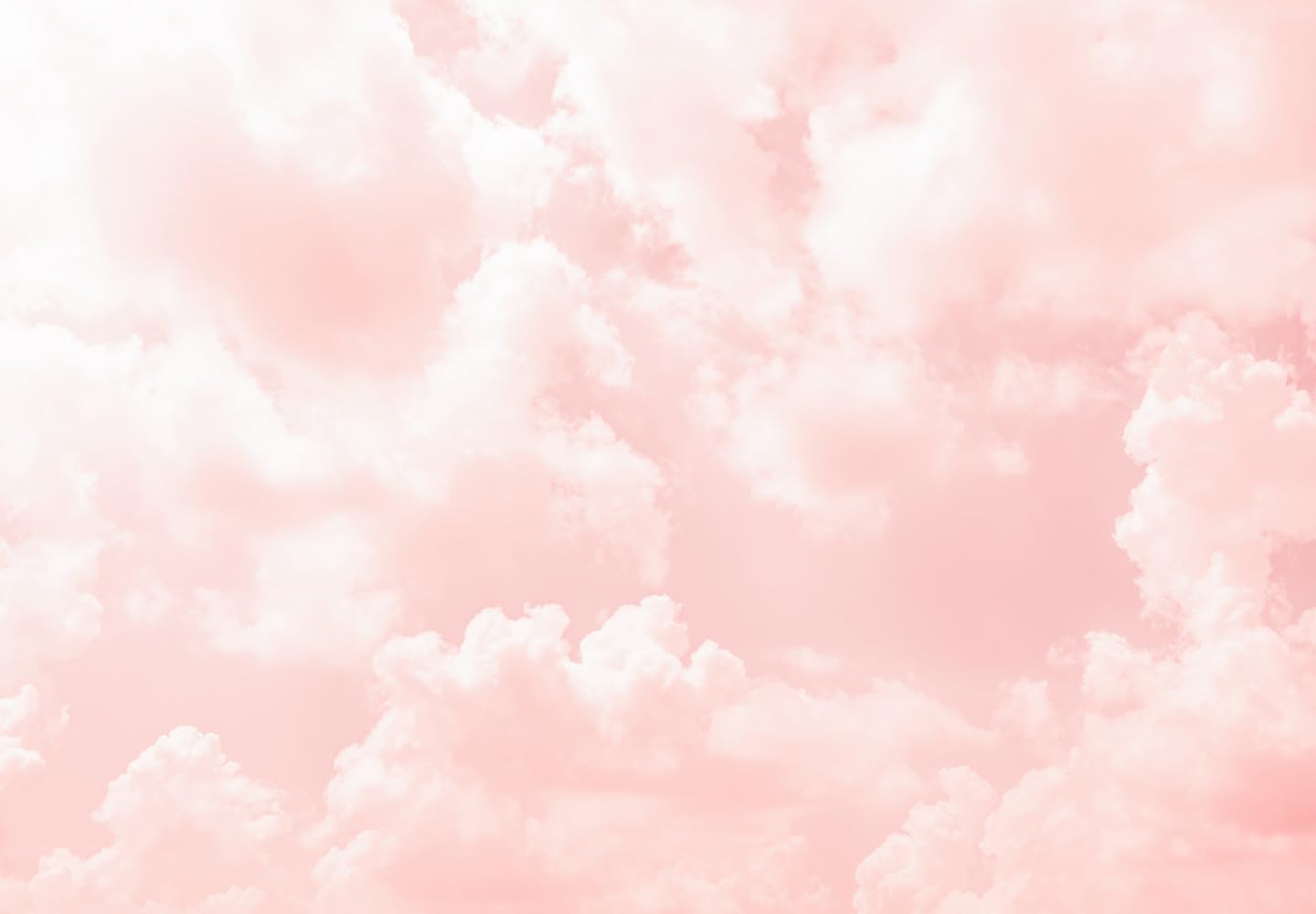 Pink Cloud Wallpaper Wall Mural for Bedroom Living Room (Not Peel n’ Stick)