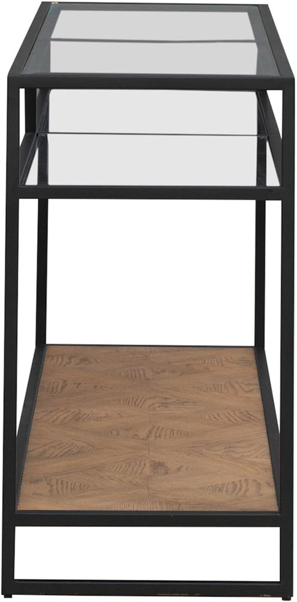 Liberty Furniture Bedford Sofa Table for Living Room - Weathered Oak