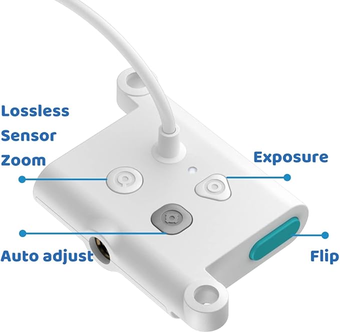 OKIOCAM T 5MP Webcam & Document Camera for Teachers, Compatible with PC, Mac, Chromebooks