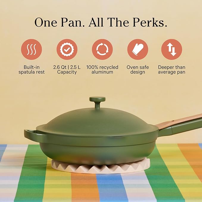 Our Place Home Cook Duo - Always Pan 2.0 & Perfect Pot Bundle | Multi-Functional Cookware Set Replaces 18 Pieces | Sage