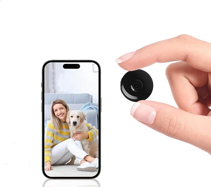 WYTIWYG -4K Clear WiFi Security Camera, Indoor/Outdoor Night Vision Monitoring Camera, Motion Detection, 32GB SD Card Support (no Memory Card Included) - Suitable for Home Office Security